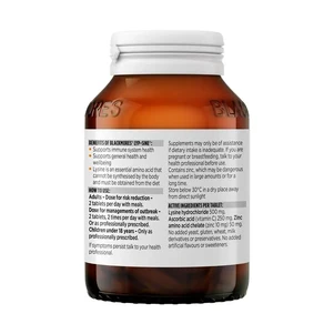 (PRE ORDER) Blackmores Lypsine 100 Tablets shelf life 2yrs